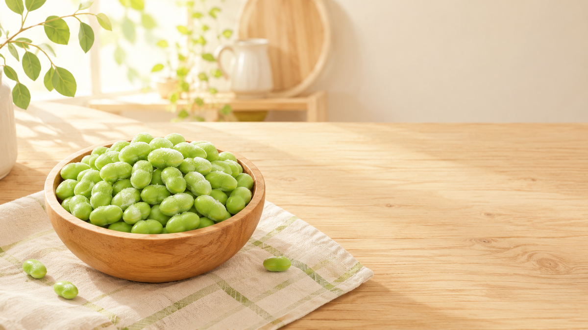 冷凍枝豆は体に悪い？管理栄養士の夫が「むき枝豆」をストックしている理由